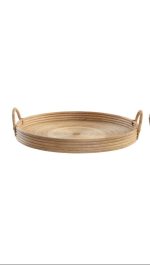 vassoio in rattan set