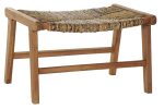 Panca teak e fibra naturale